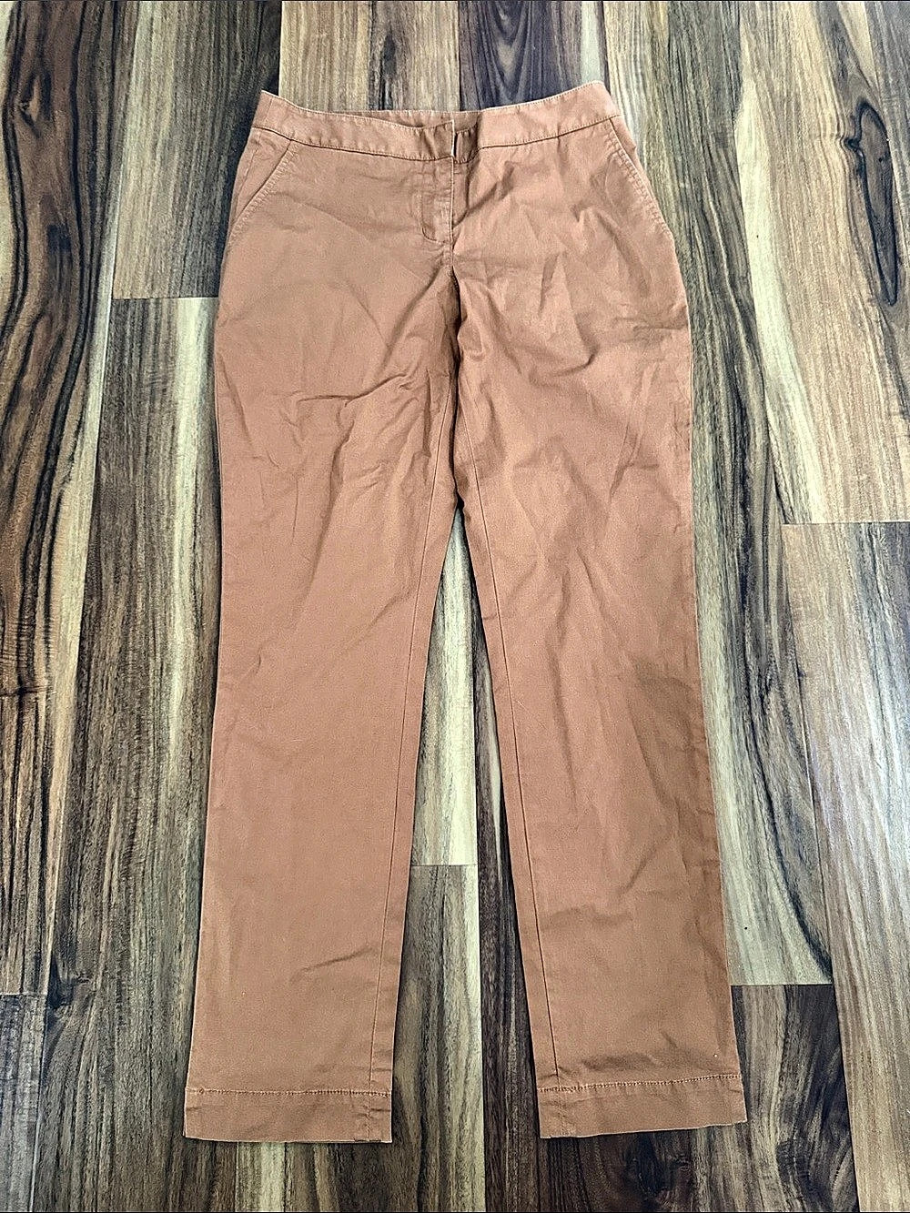 Cremieux Women's Straight Leg Pants Brown Size 2